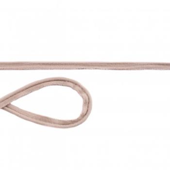 Baumwoll Jersey Paspelband Breite 10 mm Beige